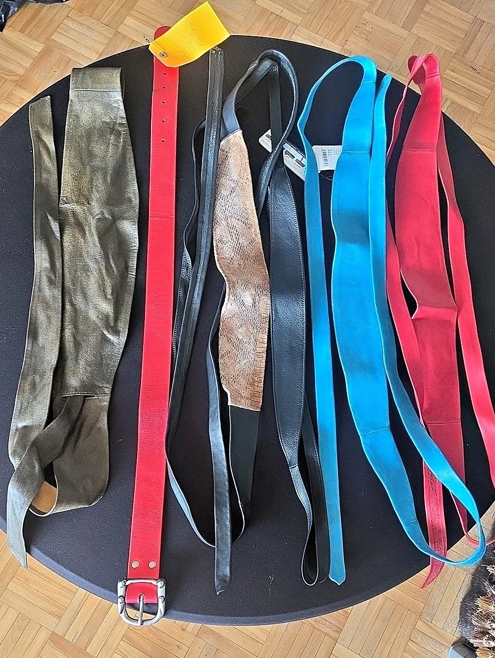 Star Trek Wardrobe S4 Toronto Multicolour Leather Wrap Belt Lot Nwt
